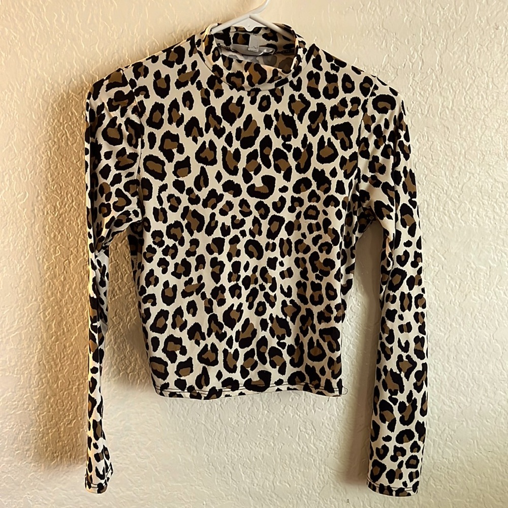 Animal print blouse